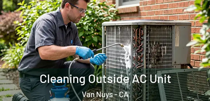Cleaning Outside AC Unit Van Nuys - CA