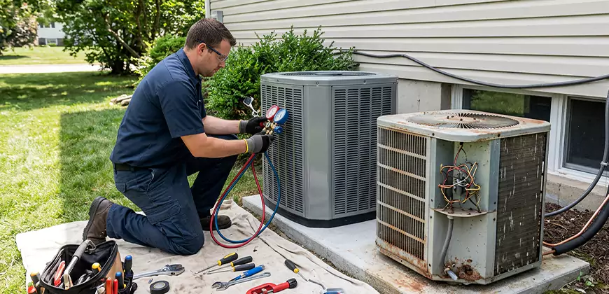 Seasonal AC Checkup in Van Nuys